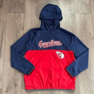 MLB Gen2 Cleveland Guardians Baseball Youth Large 14/16 Windbreaker Jacket